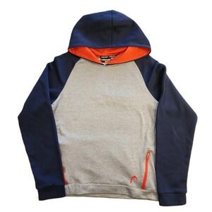 Boys Large 14/16 Head‎ Hoodie Sweatshirt Orange and Gray